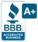 BBB Accredited Business, A plus rating