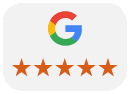 Five star rated on Google
