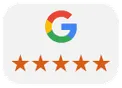 Five star rated on Google