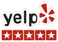 Five star rated on Yelp